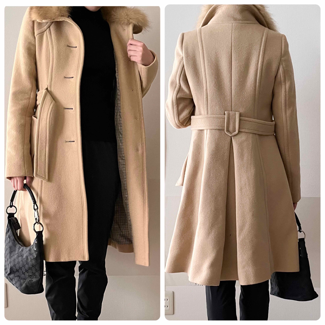 BURBERRY BLUE LABEL - 【美品】バーバリーロンドン フォックスファー