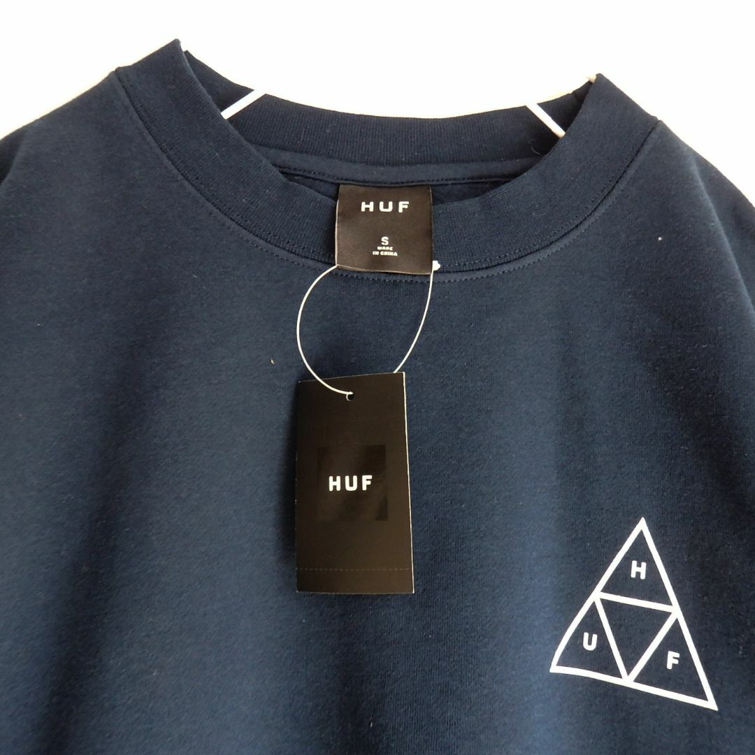 HUF(ハフ)の【新品】定価14,080円　HUF トライアングルロゴスウェット N メンズのトップス(スウェット)の商品写真