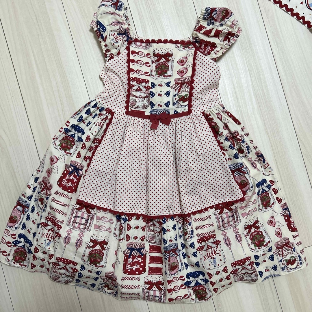 Shirley Temple(シャーリーテンプル)のシャーリーテンプル ジャム瓶ワンピ キッズ/ベビー/マタニティのキッズ服女の子用(90cm~)(ワンピース)の商品写真