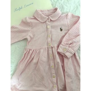 ポロラルフローレン(POLO RALPH LAUREN)のラルフローレン　長袖　ワンピース　9m(ワンピース)