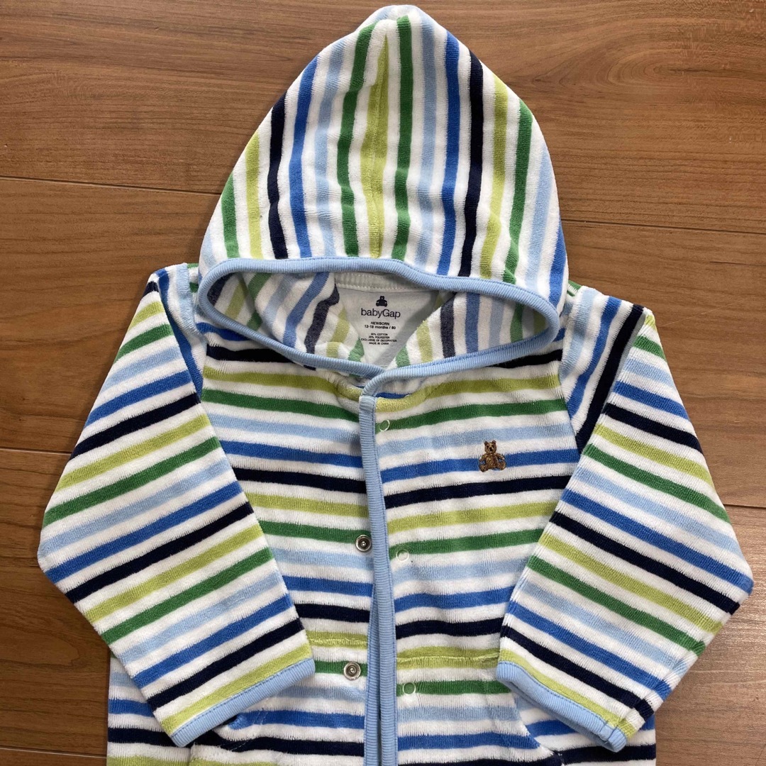 babyGAP ボーダーパーカー12-18m