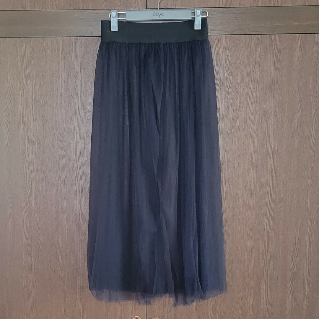 HYKE(ハイク)のHYKE  チュールラップスカート レディースのスカート(ロングスカート)の商品写真