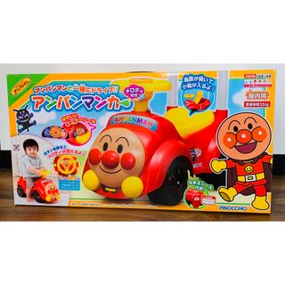 アガツマ(Agatsuma)の新品　アガツマ アンパンマンカー 乗り物　室内遊び　乗用玩具(三輪車/乗り物)