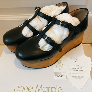 ジェーンマープル(JaneMarple)のジェーンマープル　ストラップシューズ　S (ローファー/革靴)