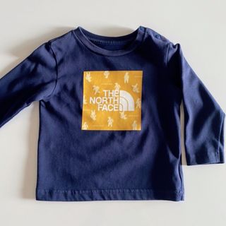 ザノースフェイス(THE NORTH FACE)のノースフェイス　ロングスリーブシレトコトコティー　長袖　Tシャツ　ネイビー　80(Ｔシャツ)