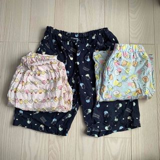 ユニクロ(UNIQLO)のすみっコぐらしのリラコ3枚セット(キッズ120cm)(その他)