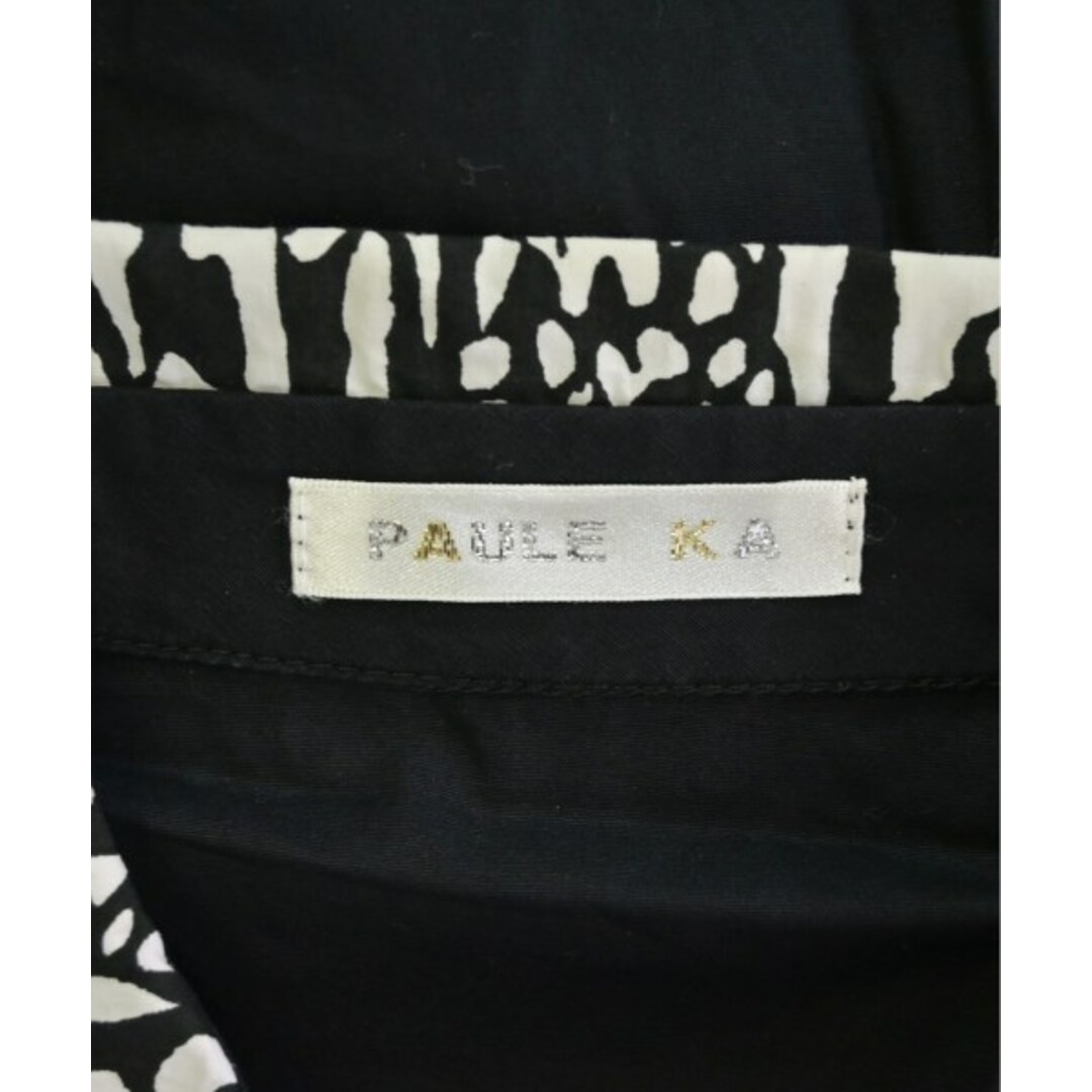 PAULE KA - PAULE KA ポールカ ブラウス -(M位) 紫xカーキxグレー等