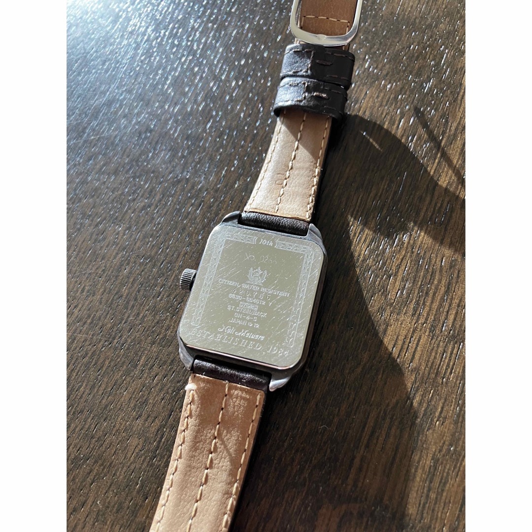 シチズン クラブラメール 10周年記念限定モデル 銀無垢 手巻き時計