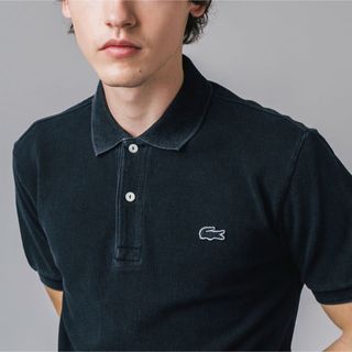 ラコステ(LACOSTE)の黒ワニ★ LACOSTE インディゴ ポロシャツ(ポロシャツ)