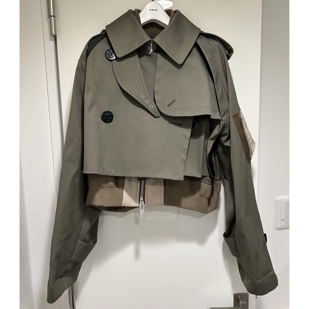 ¥72000はいかがでしょうか23SS sacai トレンチブルゾン