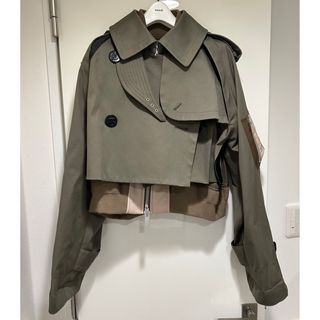 sacai サカイ 変形トレンチコート サンプル