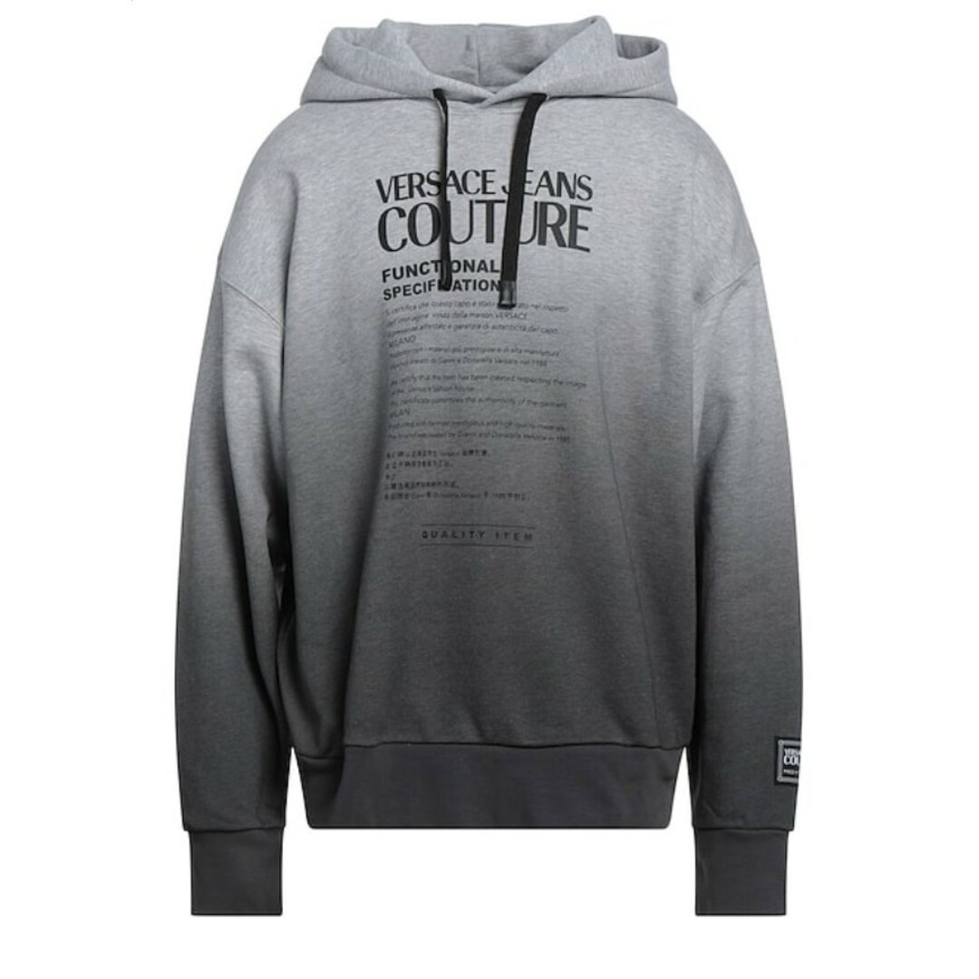 VERSACE JEANS COUTURE パーカー グレー Mサイズ | フリマアプリ ラクマ