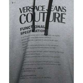 VERSACE JEANS COUTURE パーカー グレー Mサイズの通販 by LAZY CIRCLE ...