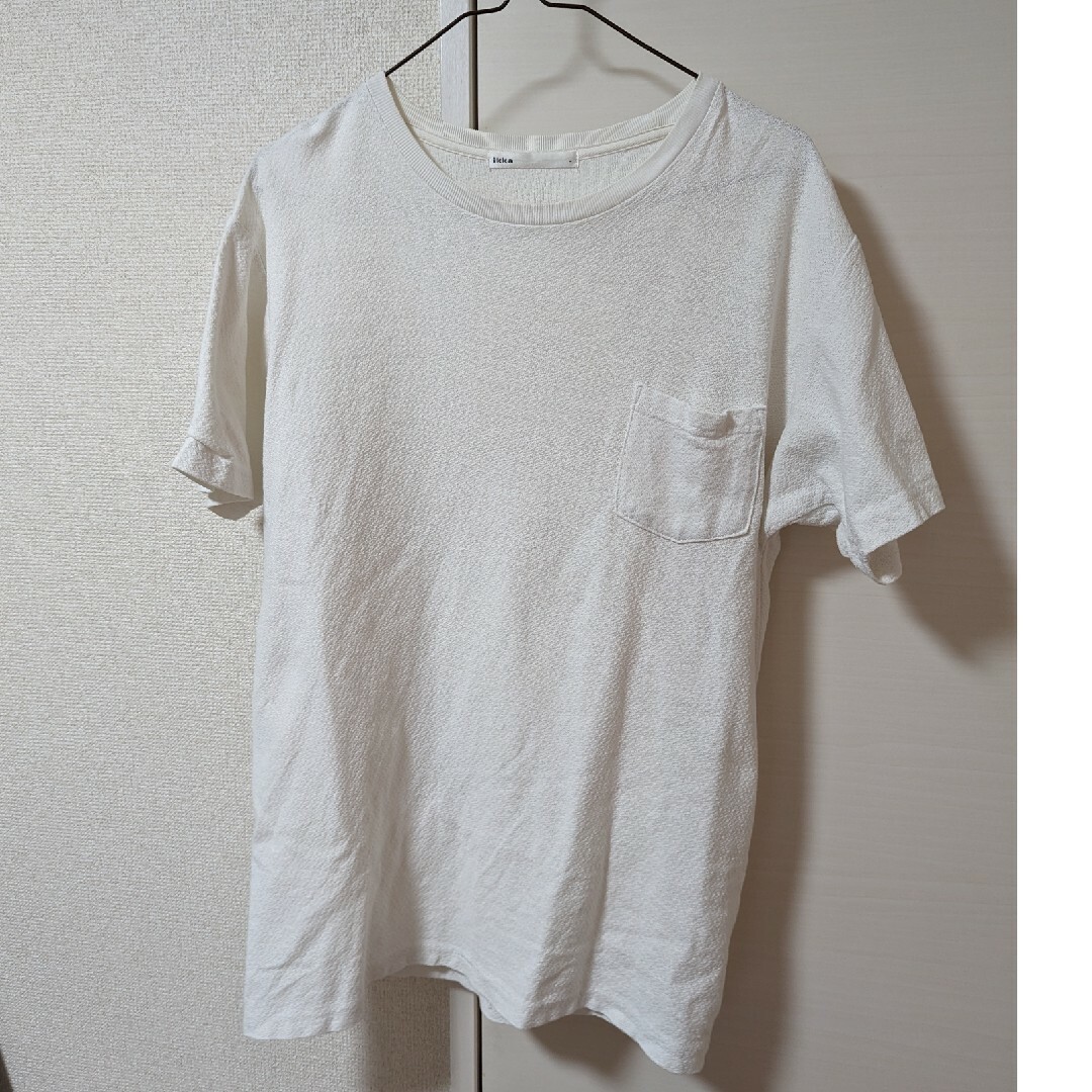 ikka(イッカ)のikka Tシャツ 白 メンズのトップス(Tシャツ/カットソー(半袖/袖なし))の商品写真