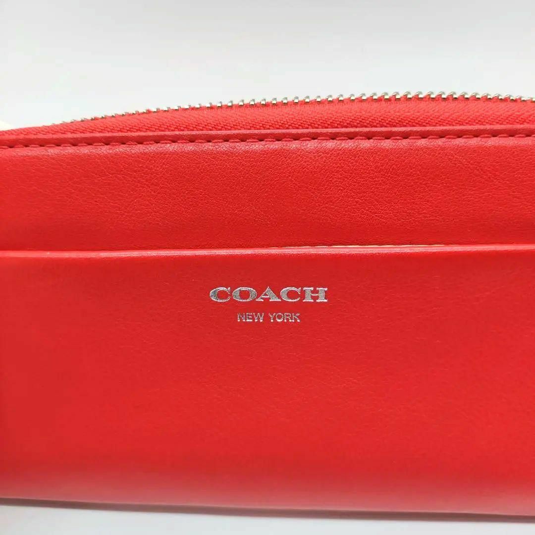 【COACH】　コーチ　ラウンドジップ　長財布　47996 6