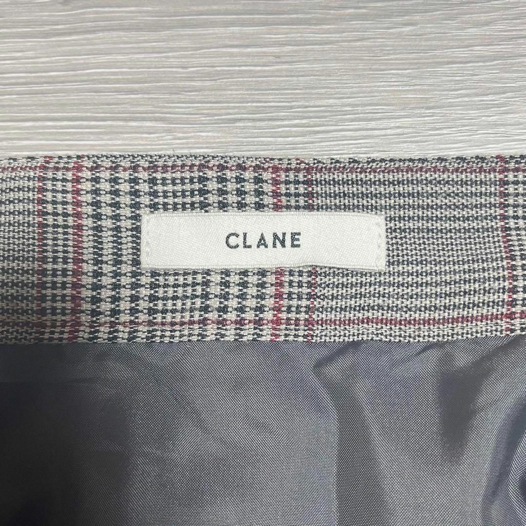CLANE ダブル フェイス フリル チェック スカート 2 Mサイズ 通年 5