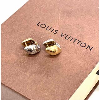 Louis Vuitton Nanogram hoop earrings (ORECCHINI NANOGRAM, M00397)