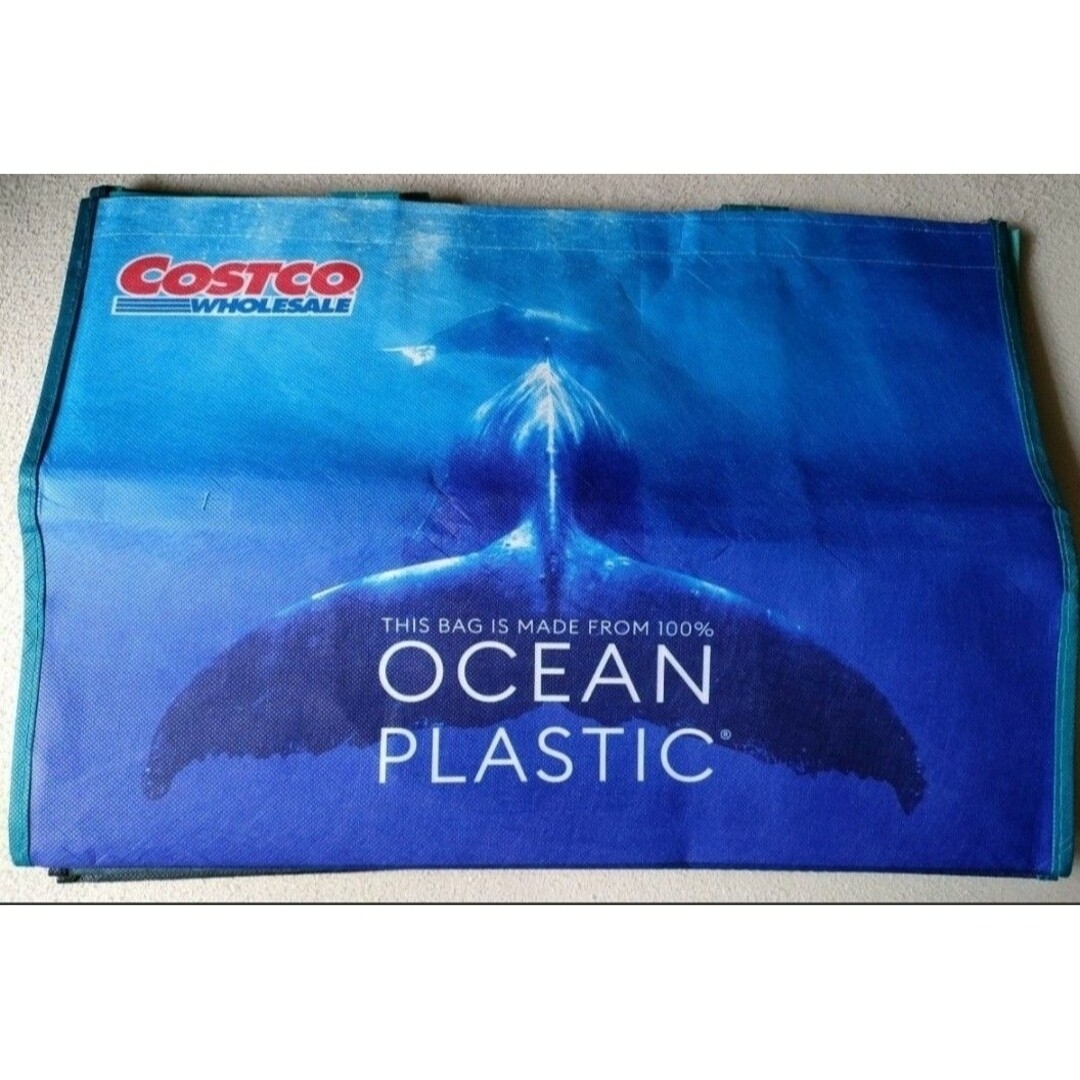 コストコ(コストコ)の特売♪♪コストコ オーシャン ショッピングバッグ☆クジラ１枚 レディースのバッグ(エコバッグ)の商品写真