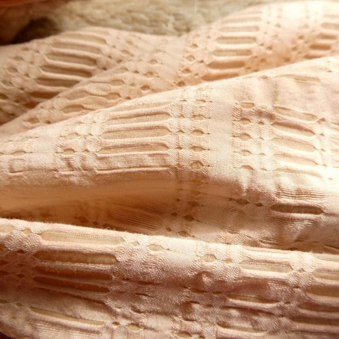 美品 DRAWER ロング丈 チェックジャカードタックワンピース 36 8