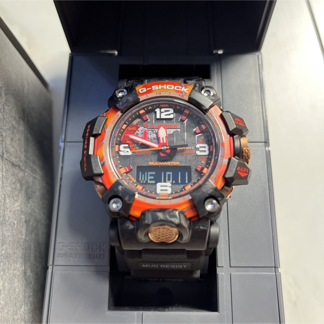 G-SHOCK - G-SHOCK 40周年限定モデル フレアレッド GWG-2040FR-1AJRの