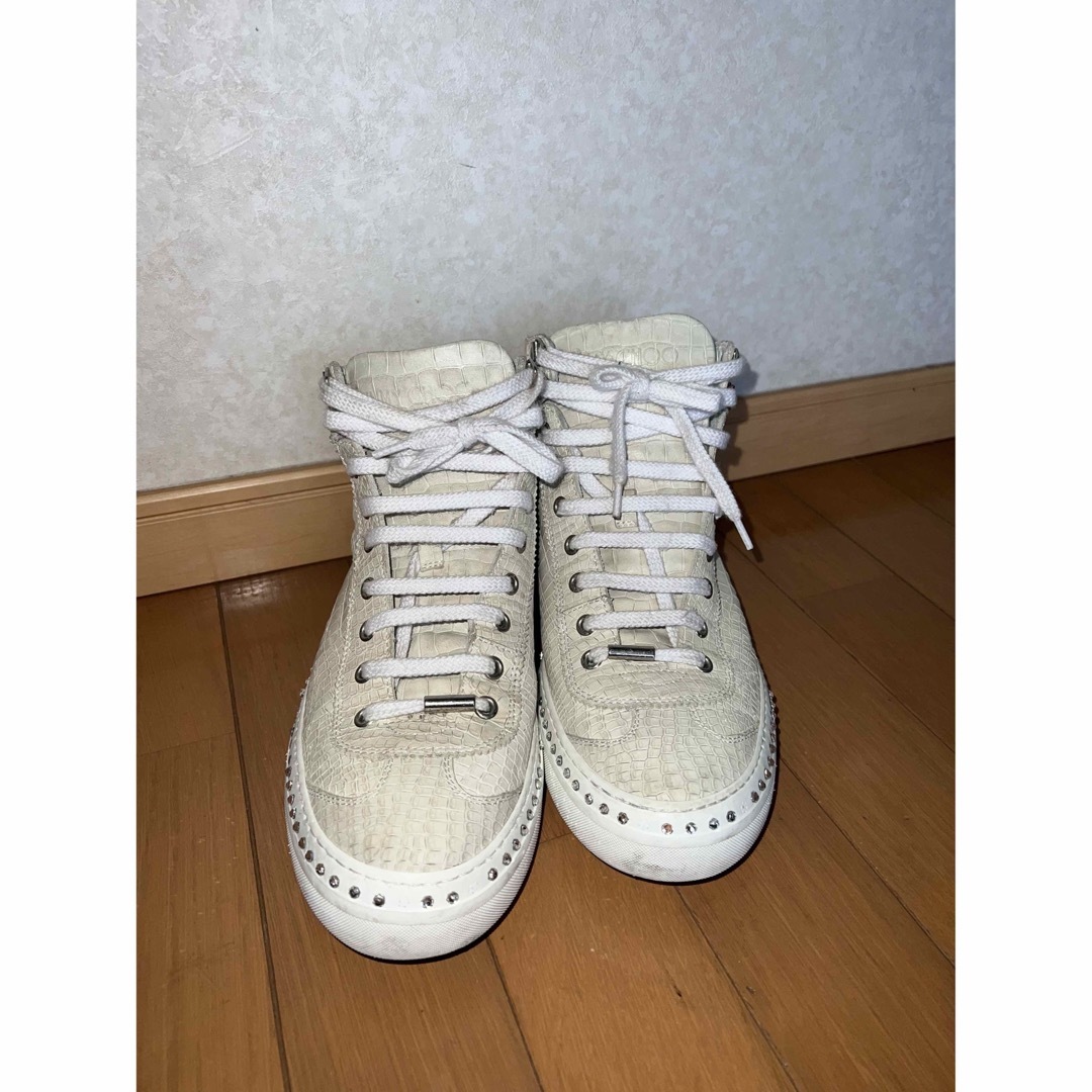 ★Christian Louboutin★クロコ型押し×スタッズ スニーカー