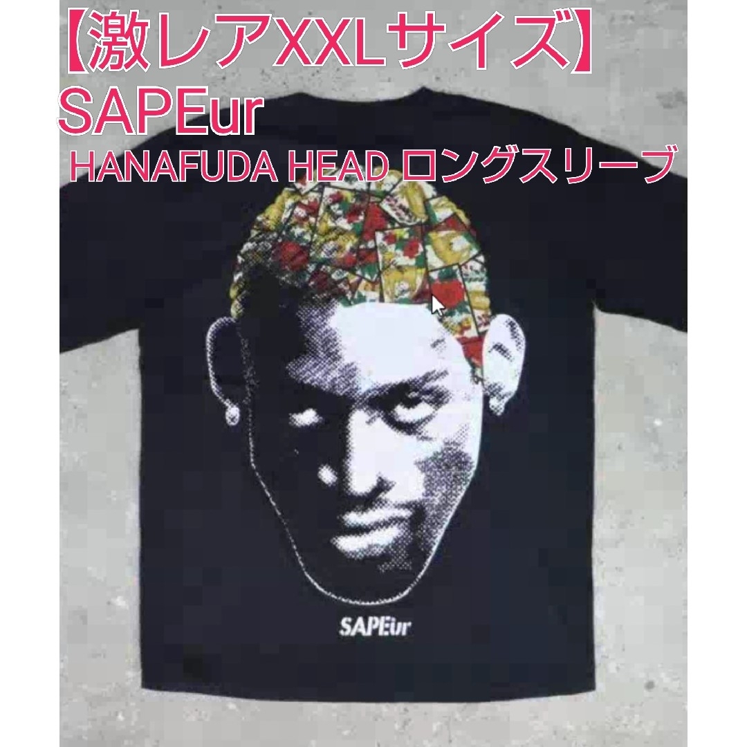 【XXL】 SAPEur HANAFUDA HEAD L/S TEE Black