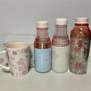 スターバックス(Starbucks)の【新品未使用】Starbucks SAKURA2017 マグ＆サニーボトル☆(食器)