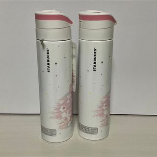 スターバックス(Starbucks)の【新品未使用】Starbucks SAKURA2018 ステンレスボトル 2点☆(容器)