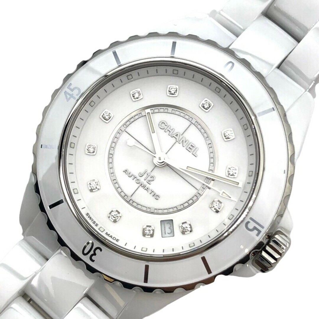 シャネル CHANEL J12 H5705 ホワイト セラミック ユニセックス 腕時計