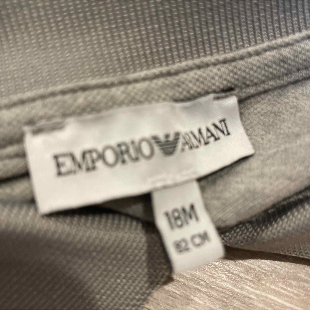 Emporio Armani(エンポリオアルマーニ)のEMPORIO ARMANI キッズ　ポロシャツ　18M（82cm）男の子 キッズ/ベビー/マタニティのベビー服(~85cm)(シャツ/カットソー)の商品写真