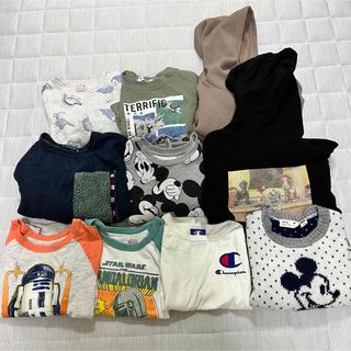 グローバルワーク(GLOBAL WORK)の★男の子秋冬トップスセット★約100cm★10点セット★2〜3歳(Tシャツ/カットソー)