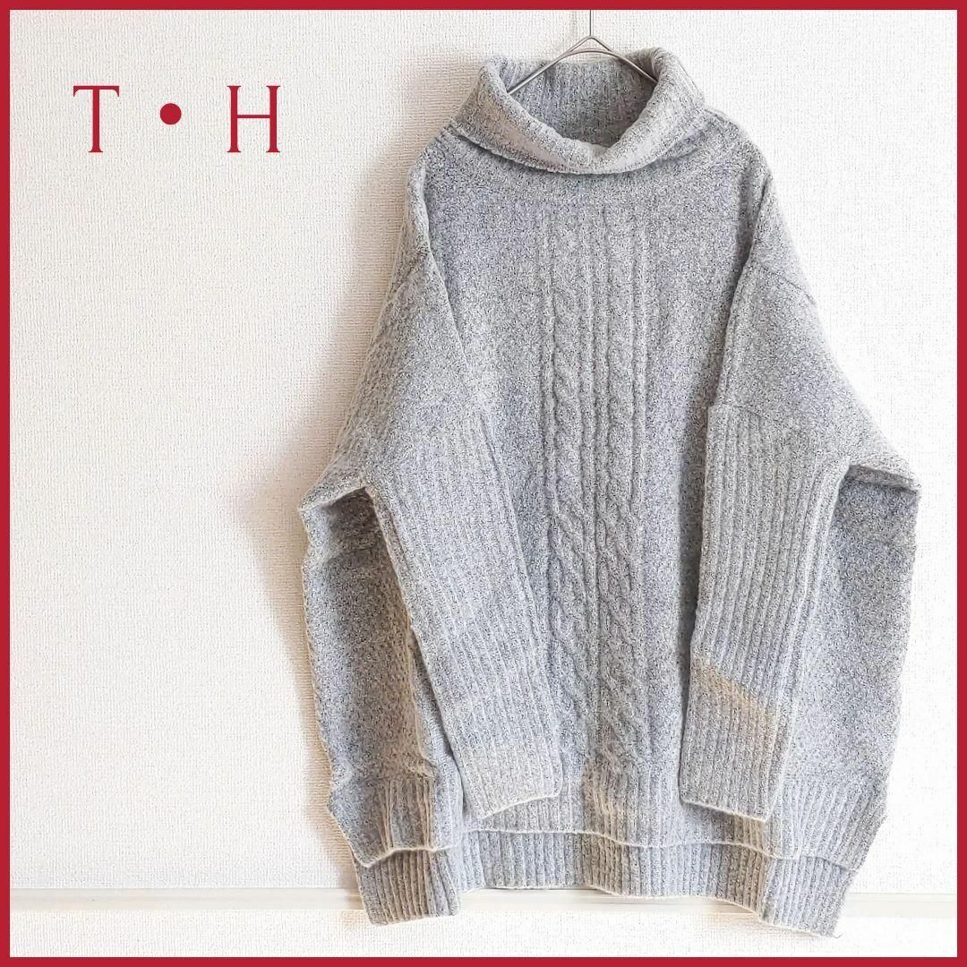 T・H COMPANY  ハイネックニット M〜L 柔らかい . レディースのトップス(ニット/セーター)の商品写真