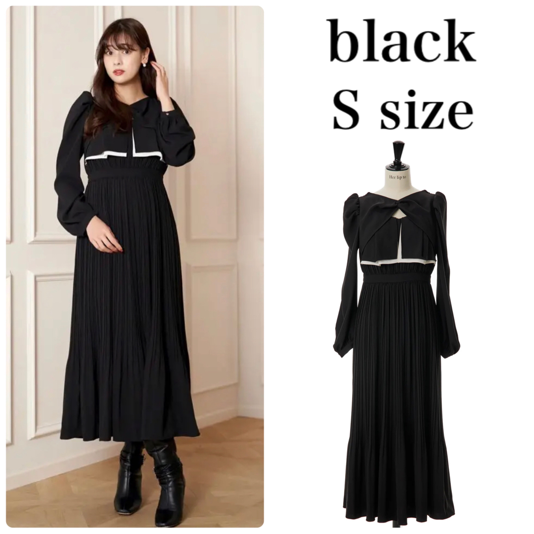 Her lip to - Her lip to♡ La Rochelle Pleated Dressの通販 by ♡pi ...