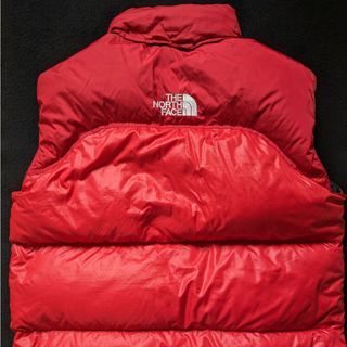 ザノースフェイス(THE NORTH FACE)のザ　ノースフェイス　センターロゴ　ヌプシ　ダウンベスト　Lサイズ 700 90s(ダウンベスト)