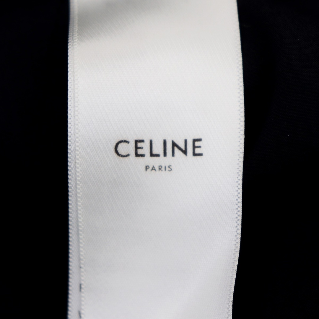 Celine シルクリネン テーパード パンツ ホワイト