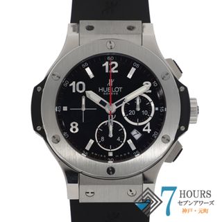 ウブロ(HUBLOT)の【117976】HUBLOT ウブロ  301.SX.130.RX.114 ビッグバン ブラックダイヤル SS/ラバー 自動巻き ギャランティーカード 当店オリジナルボックス 腕時計 時計 WATCH メンズ 男性 男 紳士【中古】(腕時計(アナログ))