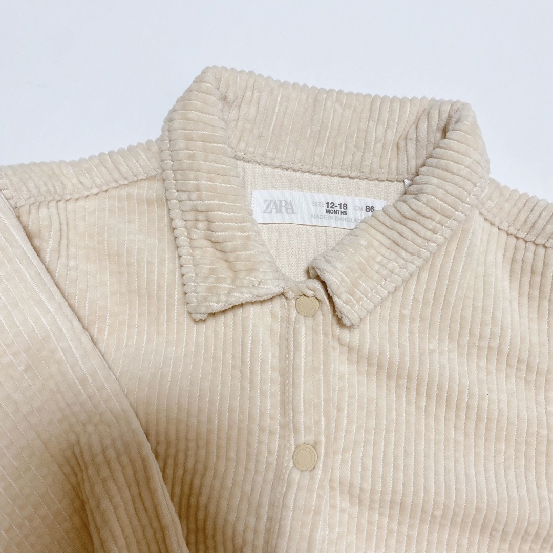 ZARA KIDS(ザラキッズ)のZARA kids コーデュロイワンピース キッズ/ベビー/マタニティのベビー服(~85cm)(ワンピース)の商品写真