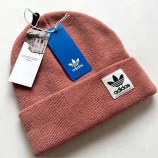 アディダス(adidas)のアディダス ニット帽 ビーニー Originals 帽子  ピンク ローズ(ニット帽/ビーニー)