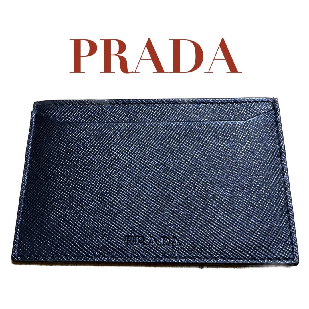 PRADA(プラダ)の【新品】 PRADA カードケース　名刺入れ　カードホルダー　プラダ　パスケース メンズのファッション小物(名刺入れ/定期入れ)の商品写真