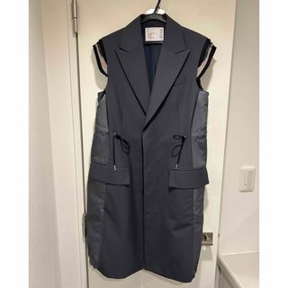 【未着用／完売品】sacai 2023AW ロングジレ