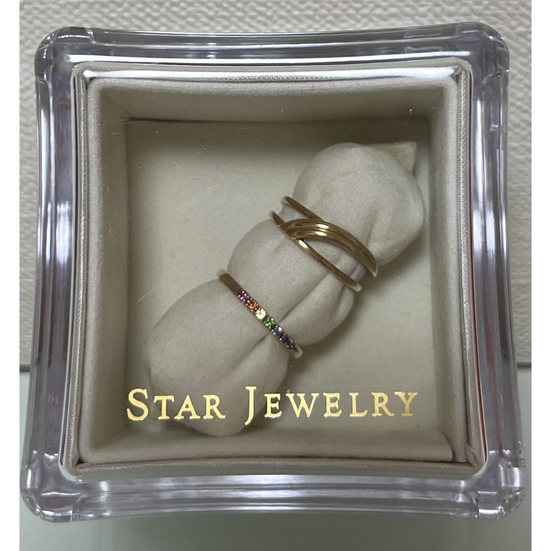 STAR JEWELRY(スタージュエリー)のスタージュエリー　ピンキーリング　イヤーカフ「ムーンレインボー」 レディースのアクセサリー(その他)の商品写真