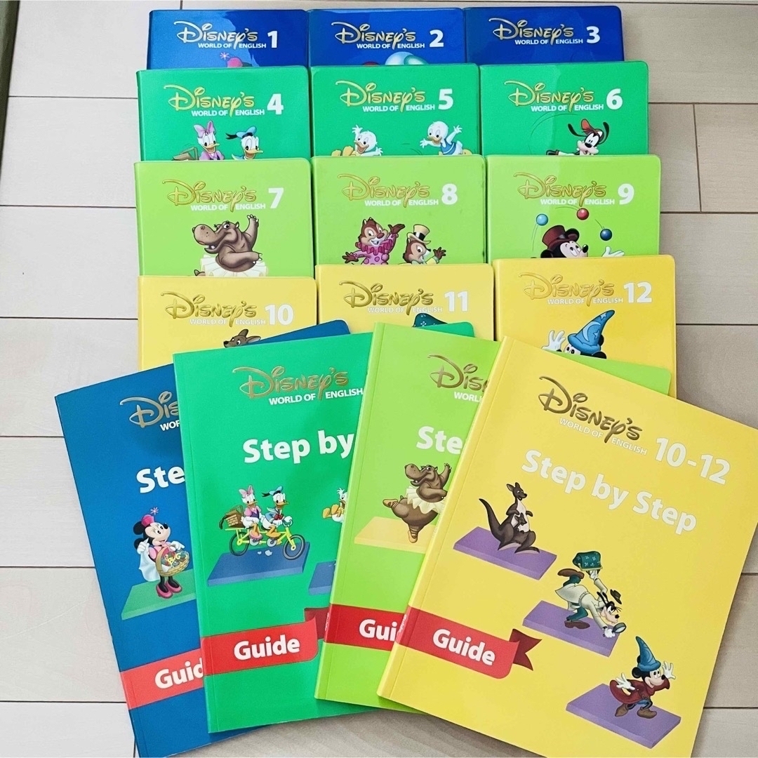 DWE Step by step　DVD 12巻 ガイドブック 子ども用リモコン