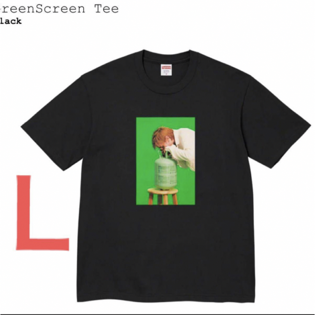 (新品M) Supreme Green Screen Tee Black