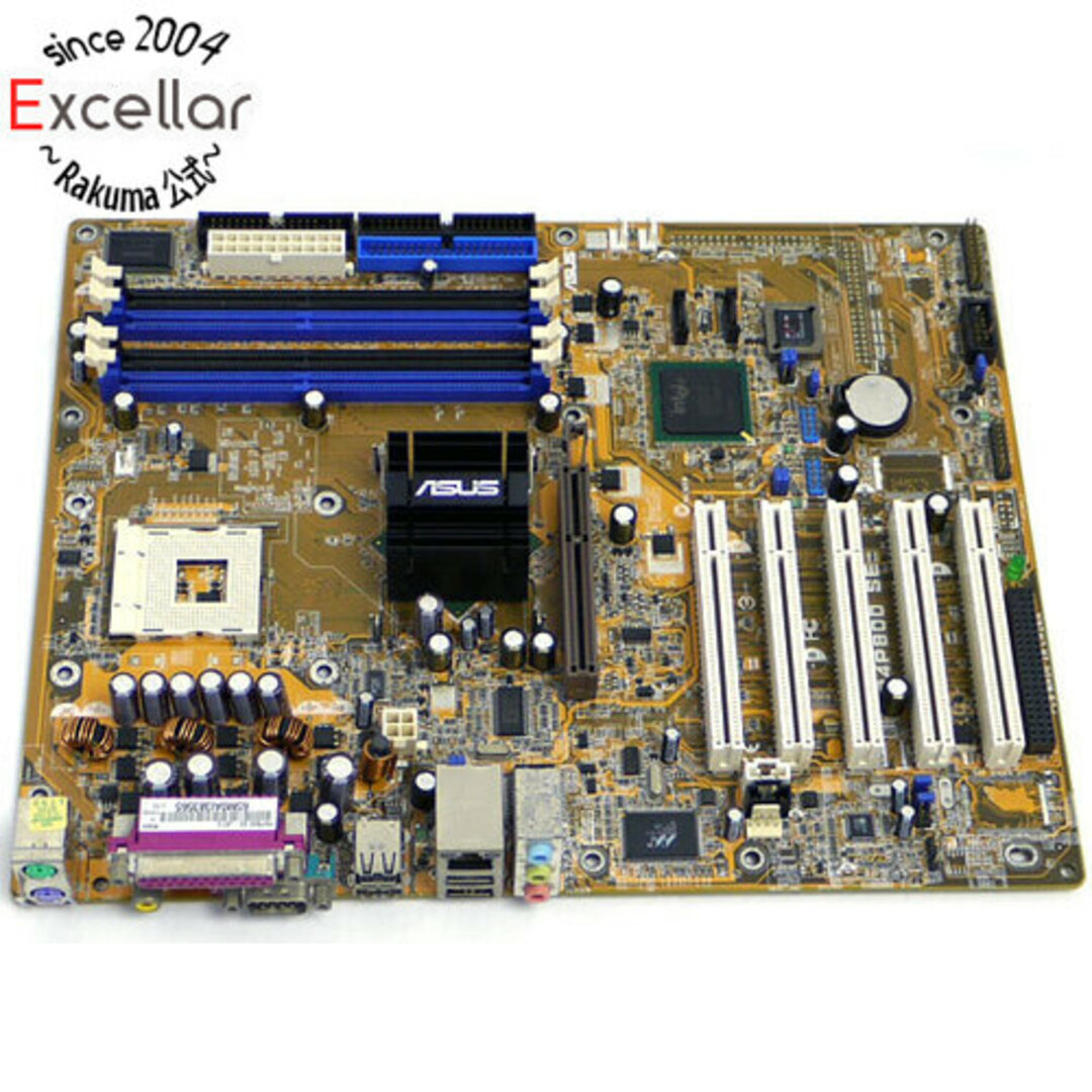 ASUS製　ATXマザーボード　P4P800 SE　Socket478対応