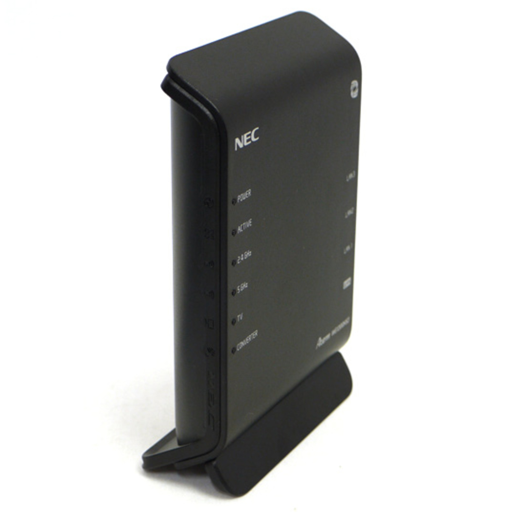 NEC(エヌイーシー)のNEC製　無線LANルーター　Aterm WG1200HS3 PA-WG1200HS3 元箱あり スマホ/家電/カメラのPC/タブレット(PC周辺機器)の商品写真