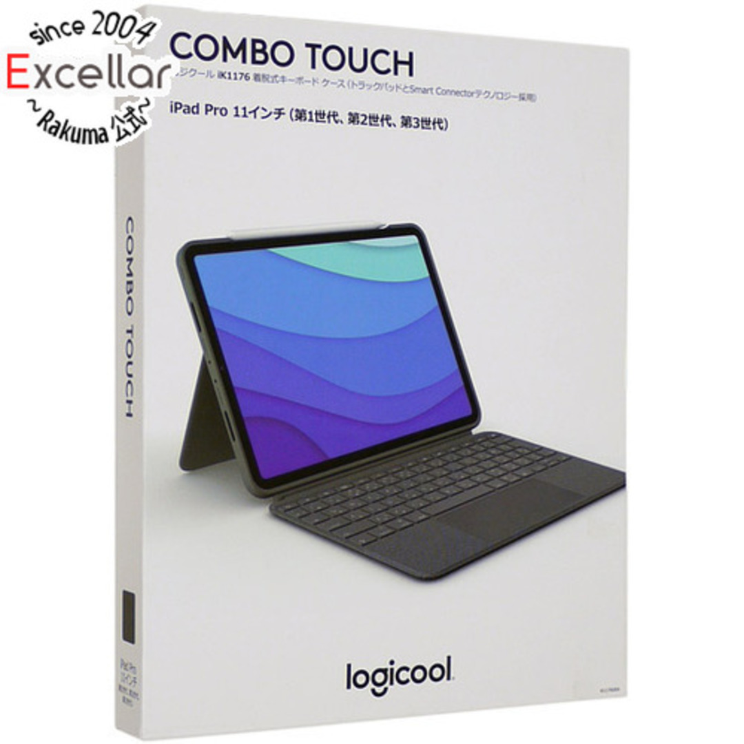 ロジクール　トラックパッド付キーボードケース COMBO TOUCH iK1176GRA 元箱あり