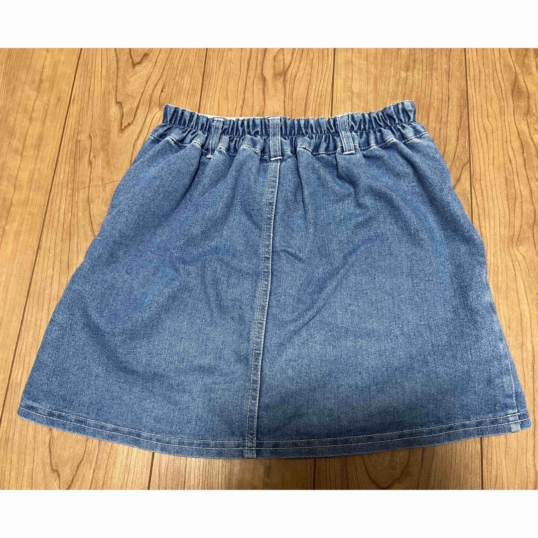 lovetoxic(ラブトキシック)のラブトキシック デニムスカート スカンツ 女の子 キッズ/ベビー/マタニティのキッズ服女の子用(90cm~)(スカート)の商品写真