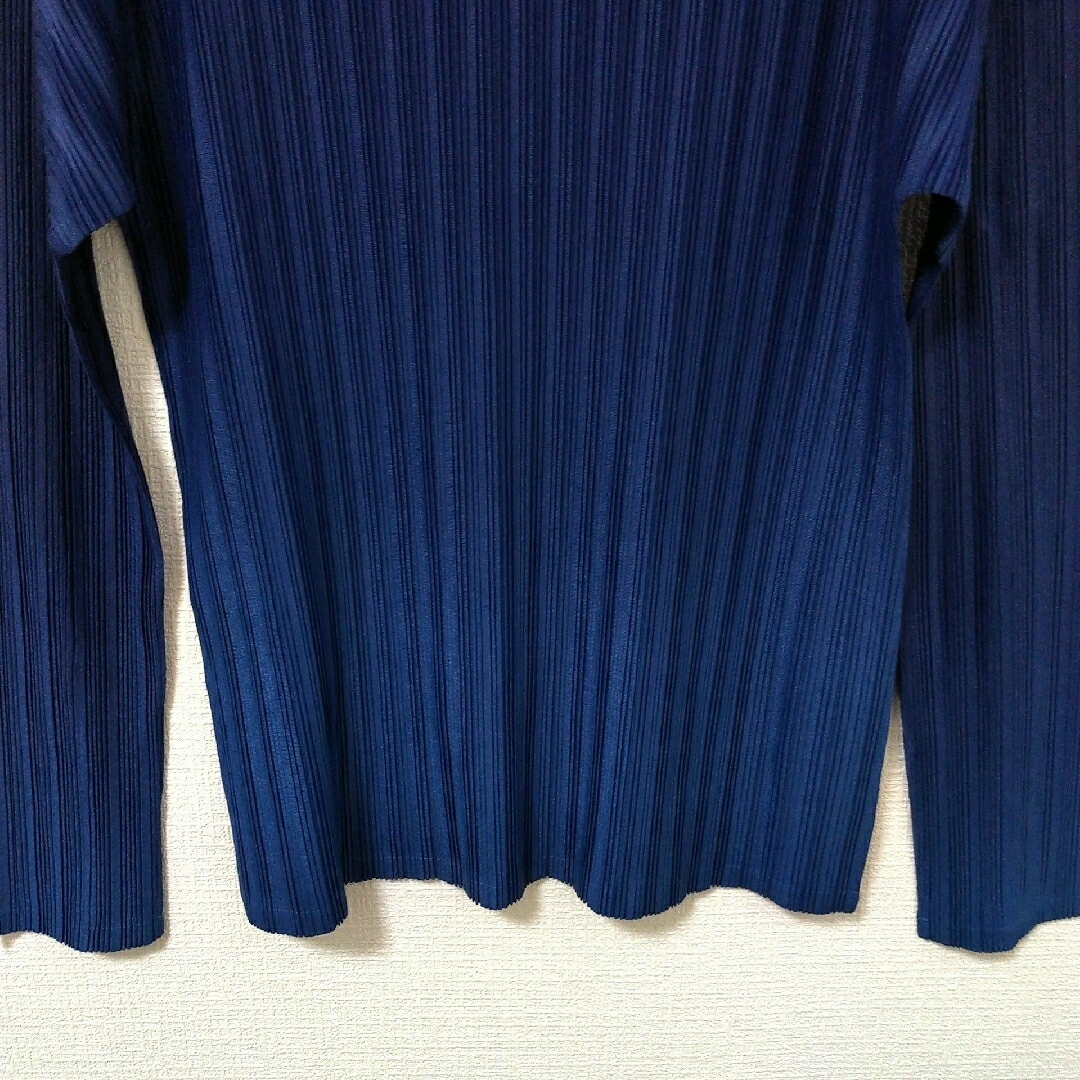 PLEATS PLEASE グラデーション タートルネック カットソー