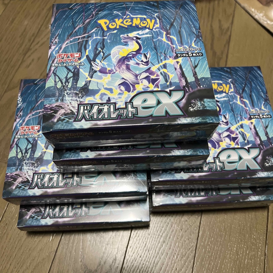 ポケモンカード　バイオレットex 6box