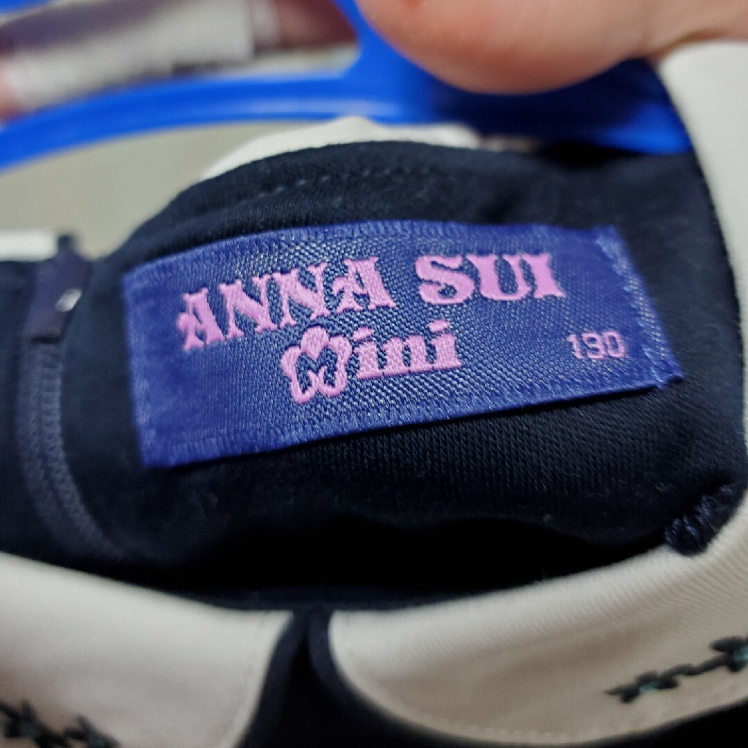 ANNA SUI mini(アナスイミニ)のアナスイミニ　ワンピース　130　フォーマル キッズ/ベビー/マタニティのキッズ服女の子用(90cm~)(ワンピース)の商品写真